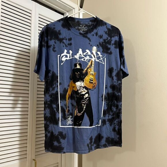 Slash Tie Die Graphic tshirt - Picture 1 of 4
